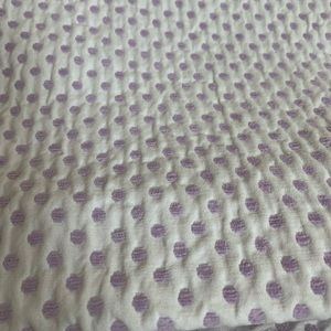 Pottery Barn Kids Audrey Chenille Lavender Dot Blackout Curtains